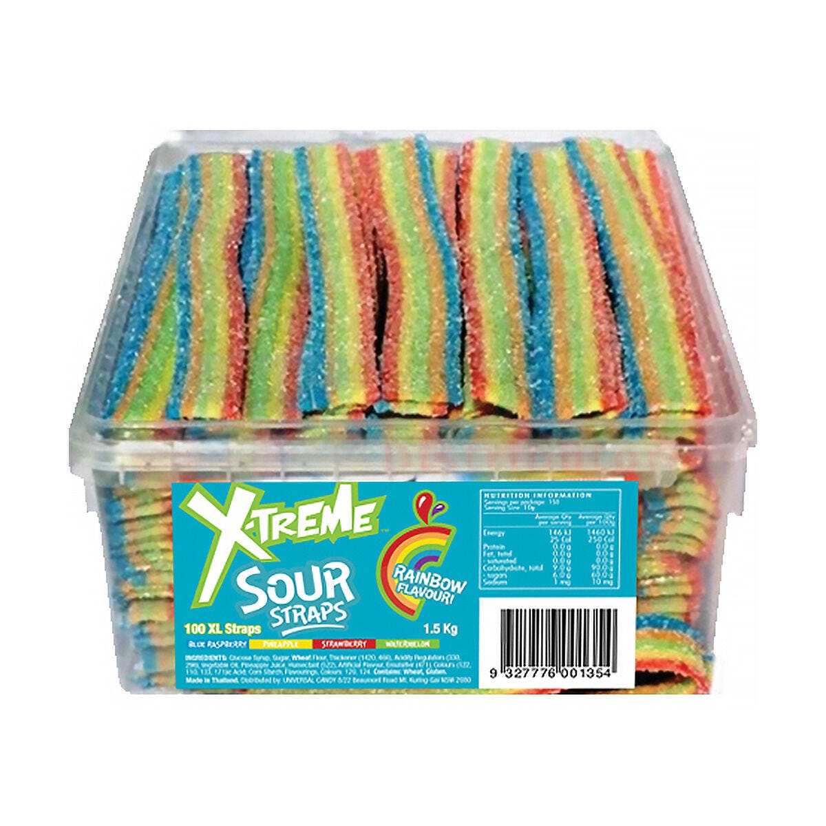 Xtreme Rainbow Straps Xl 1.5kg (150 Piece)