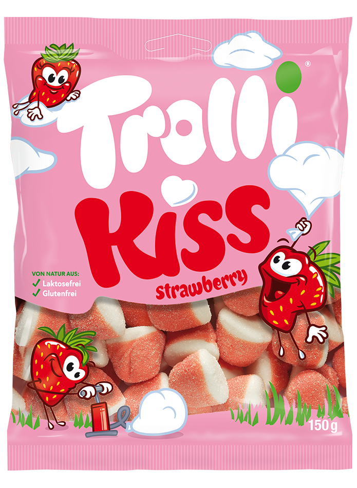 Trolli Kiss Strawberry 100g