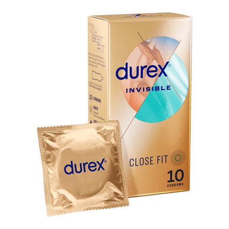 Durex Invisible Closed Fit Condoms