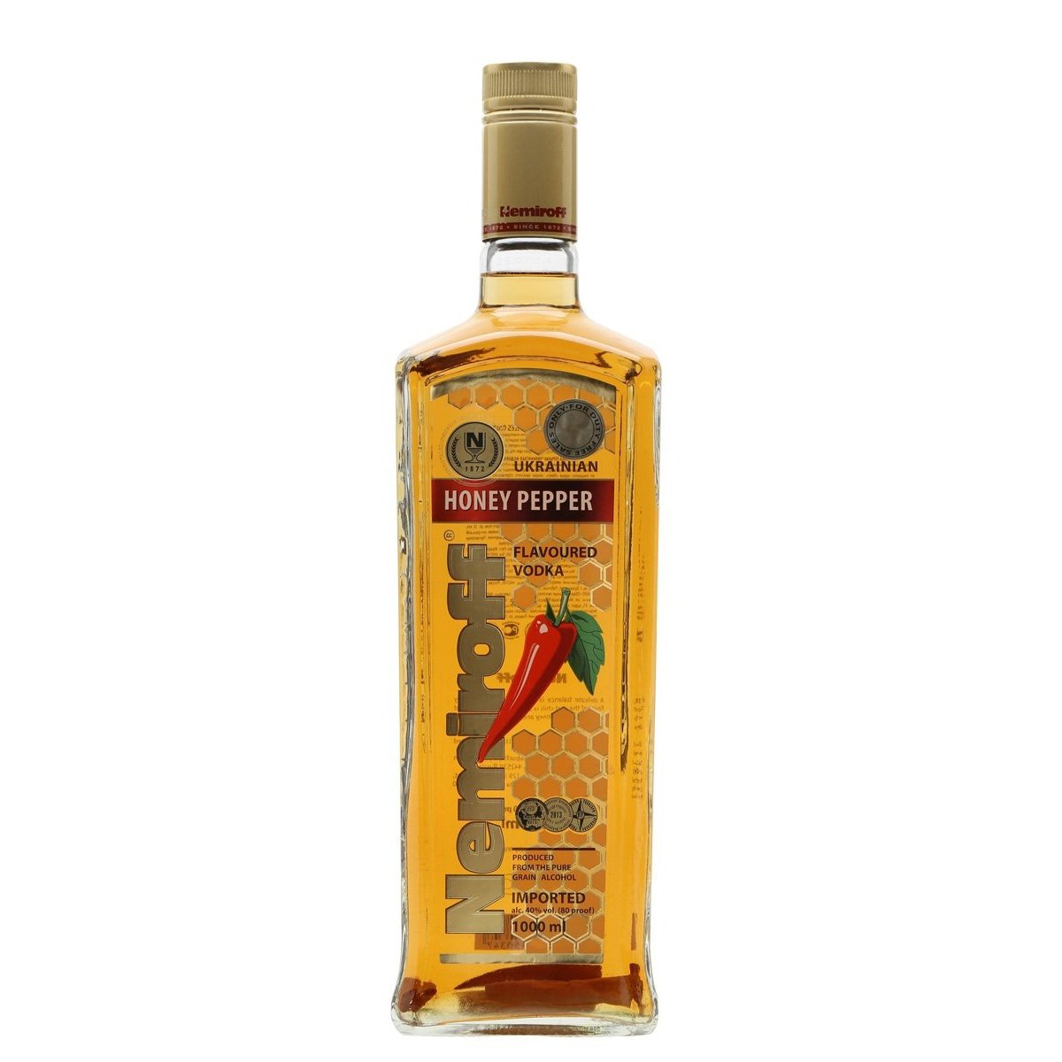 6 x Nemiroff Honey Pepper Vodka 700Ml