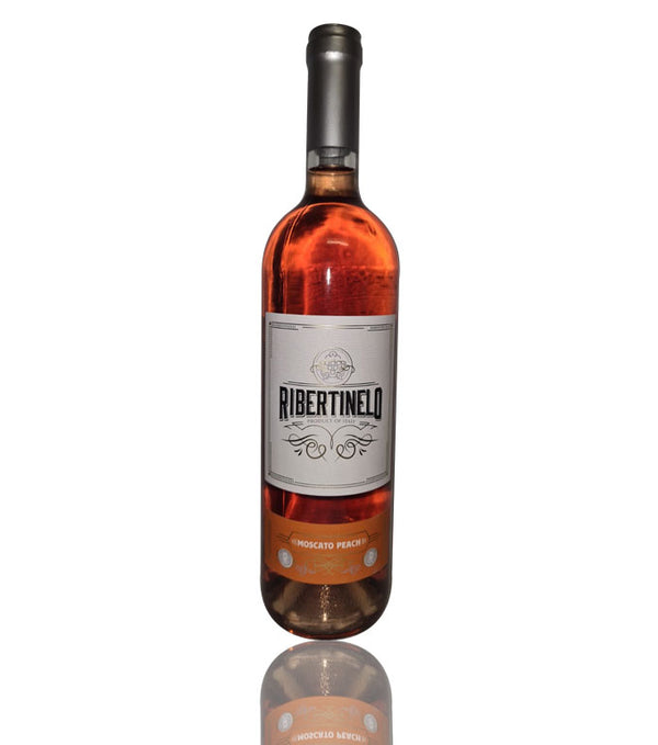 12 x Ribertinelo Kosher Moscato Peach 750ml - Bartenura Imitation