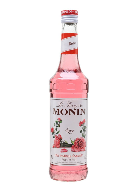 6 X Monin Syrup Rose 700Ml
