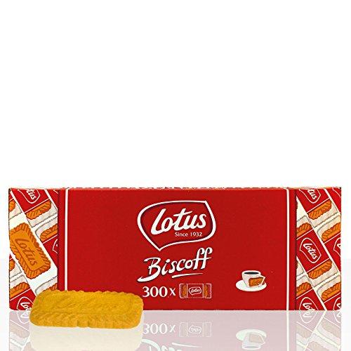 5 X 300 Lotus Original Caramelised Individually Wrapped Biscuits 1500 Biscuits