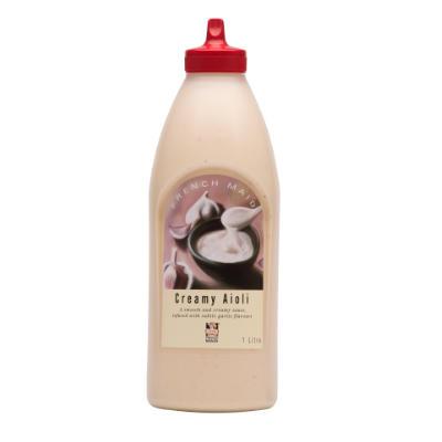 6 X Frenchmaid Mayonnaise Aioli Garlic 2L