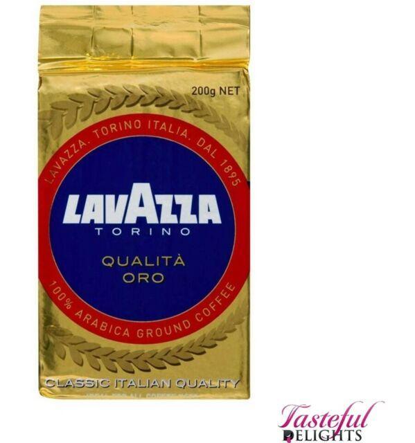 6 X Lavazza Coffee Ground Gold 200G