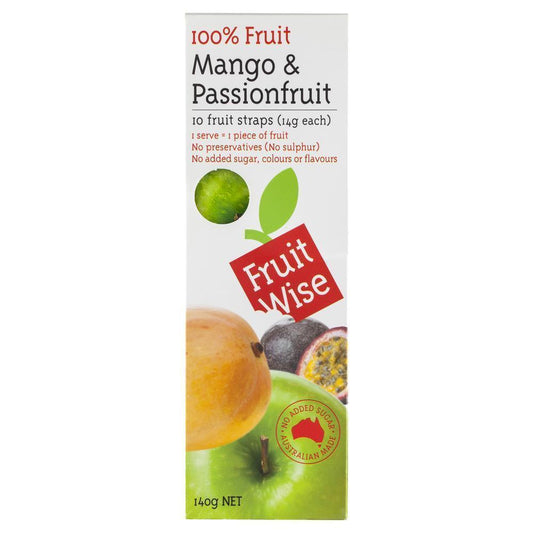 Fruit Wise - Mango & Passionfruit 10 X 14G Or 8 Boxes