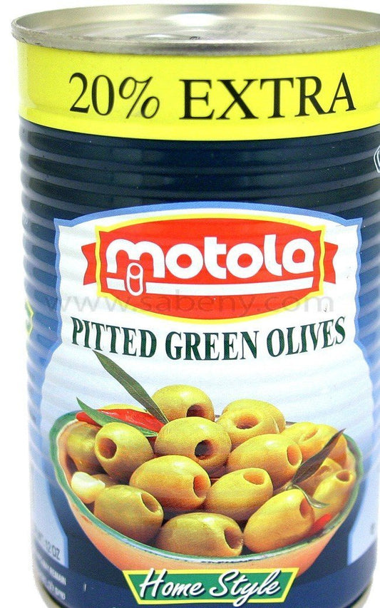 Motola Green Olive Pitted 540G Or 12 Pack