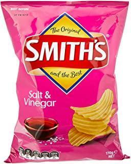 SmithS Potato Chips Salt & Vinegar Crinkle 12 X 170G Bulk Pack