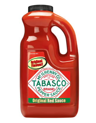 2 X Tabasco Red Pepper 1.89L