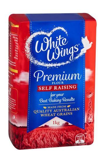 12 X White Wings Self Raising Flour 1Kg