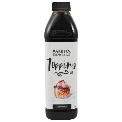 6 X Barkers Chocolate Topping 1L