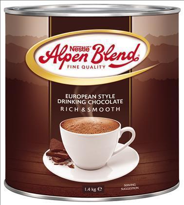 6 X  Alpen Blend Drinking Chocolate 1.4Kg