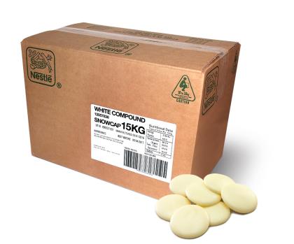 Chocolate Buttons White Snowcap Compound 15 Kg