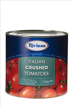 Tomatoes Crushed Italian 3 x 2.5 Kg Riviana
