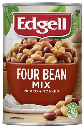 10 X Edgell Four Bean Mix 400G