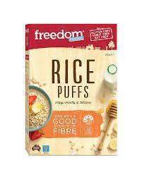 6 X Freedom Rice Puffs Gluten Free 250G