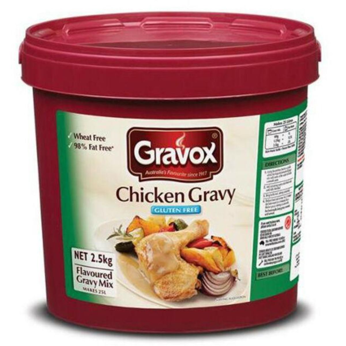 3 X Gravox Chicken Stock 2.5Kg
