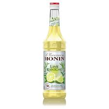 6 X Monin Syrup Lime 700Ml