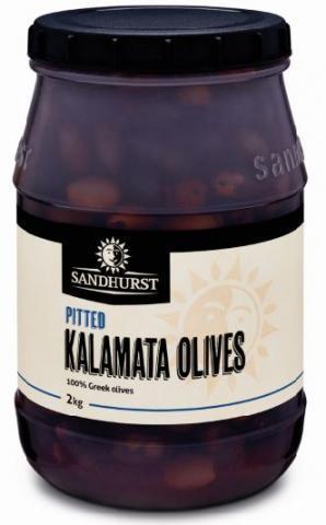 6 X Sandhurst Olives Kalamata Pitted 2Kg