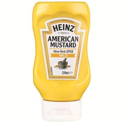 8 X Heinz American Style Mustard 220G