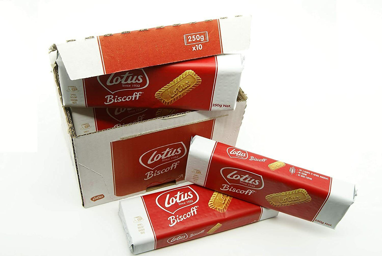 10 x Lotus Biscoff Biscuits Loose 250g - Not individually wrapped 2.5kg