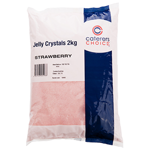 6 X Strawberry Jelly Crystals 2 Kg