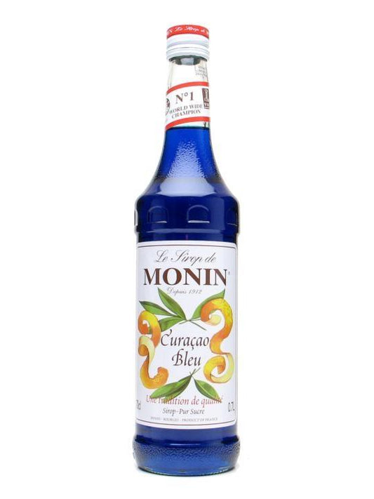 6 X Monin Syrup Blue Curacao 700Ml