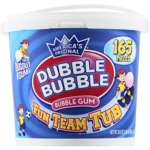 Dubble Bubble Team Tub (165 Pieces)