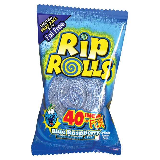 Rip Rolls Blue Raspberry 40g