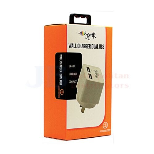Synk Wall Charger Dual Usb