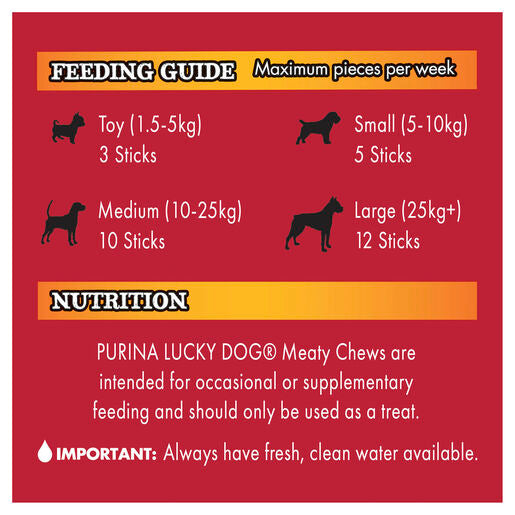 Lucky Dog Meaty Chew Lamb & Rawhide 96g