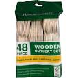 Wooden Cutlery Set (48 Pieces)