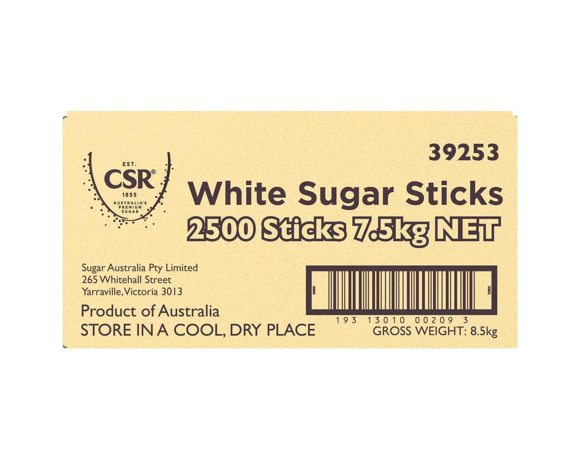 Csr Sugar Single Serve (2500 Pieces)