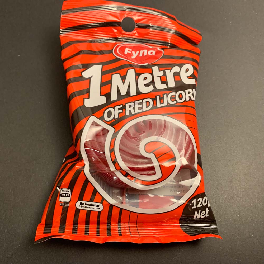 Fyna 1-Meter Red Licorice 120g