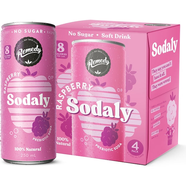 Remedy Sodaly Raspberry 250ml