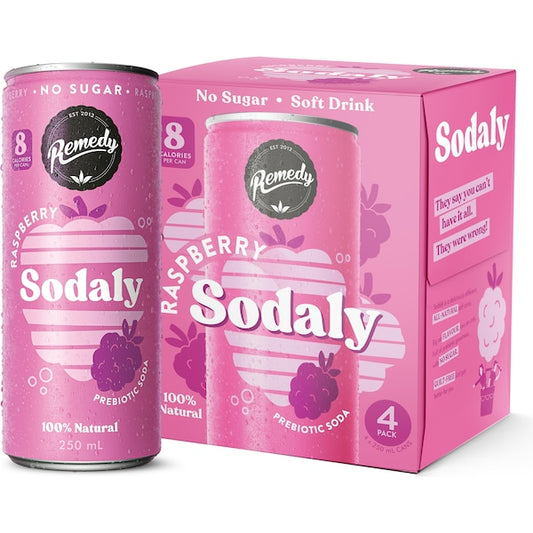 Remedy Sodaly Raspberry 250ml