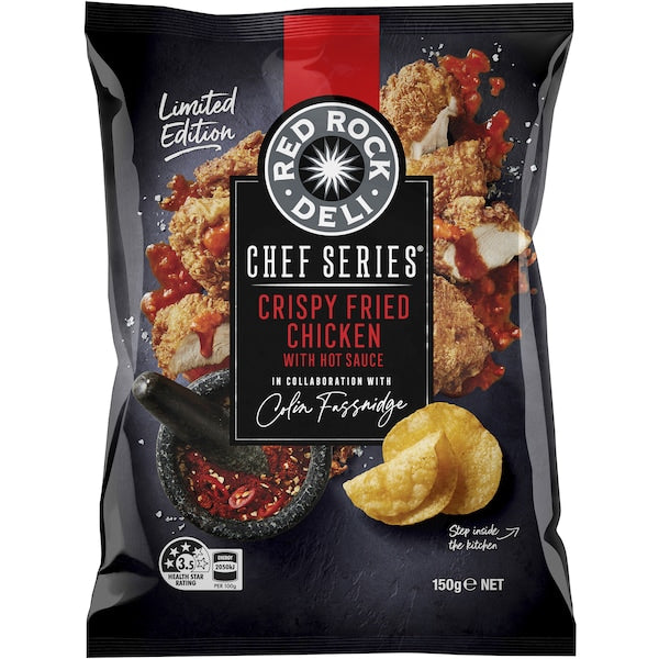 Red Rock Deli Crispy Fried Chicken With Hot Sauce 150g