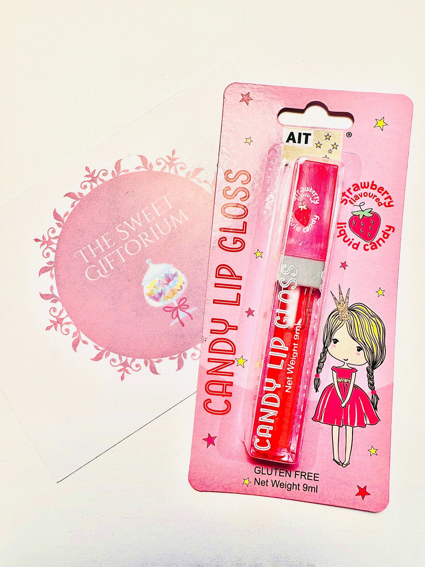 Candy Lip Gloss Strawberry Flavour 9Ml