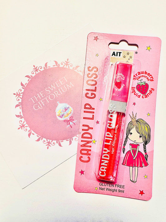Candy Lip Gloss Strawberry Flavour 9Ml