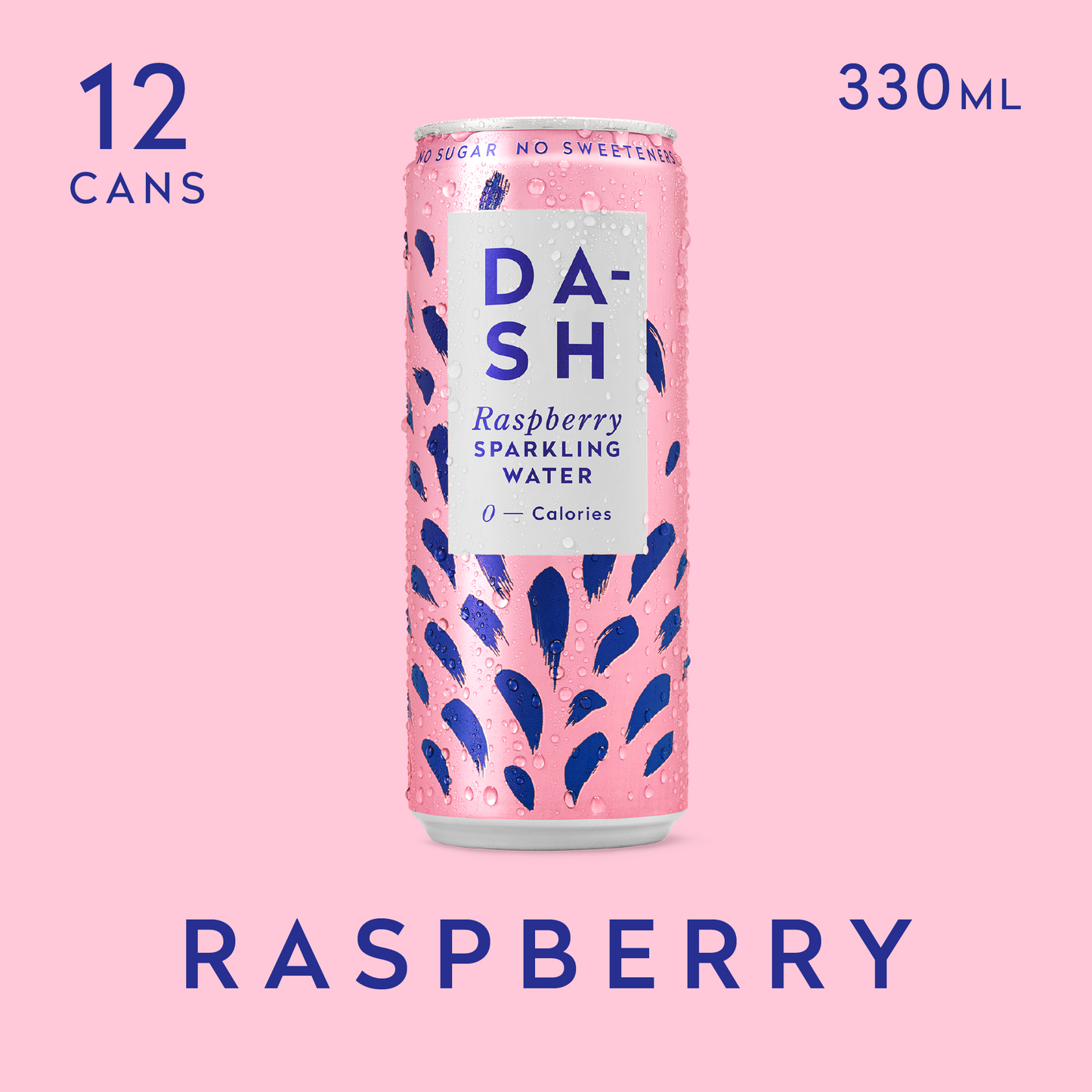 Dash Water Sparkling Water Infused With Wonky Raspberries 300ml