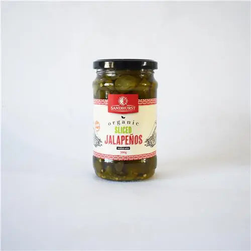 Sandhurst Organic Sliced Jalapeno 300g
