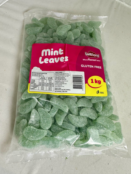 Chunky Spearmint Leaves 1kg