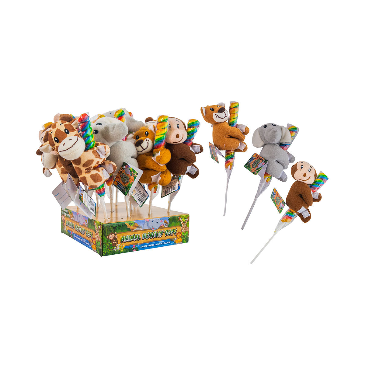 Animal Novelt Pops 50g