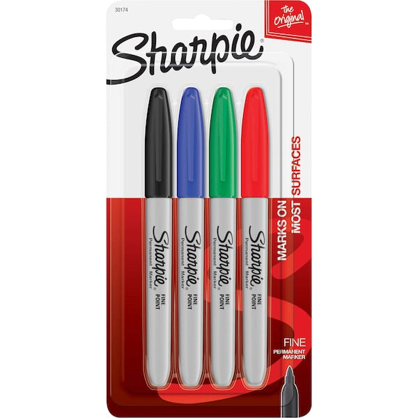 Permanent Marker 4 Pack