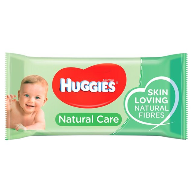 Huggies Baby Wipes Natural 56 Pack