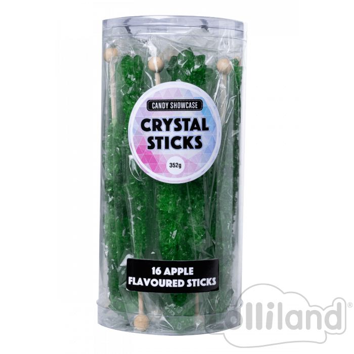 Lolliland Crystal Sticks Green 16 Sticks