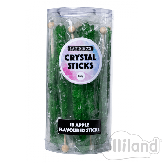 Lolliland Crystal Sticks Green 16 Sticks