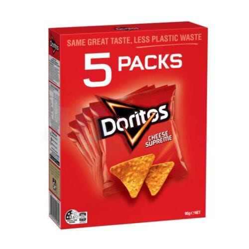 Doritos Cheese Supreme 95g (5 Pack)