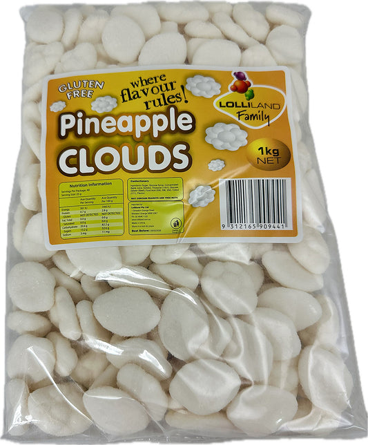 Pineapple Clouds White 1kg (250 Piece)