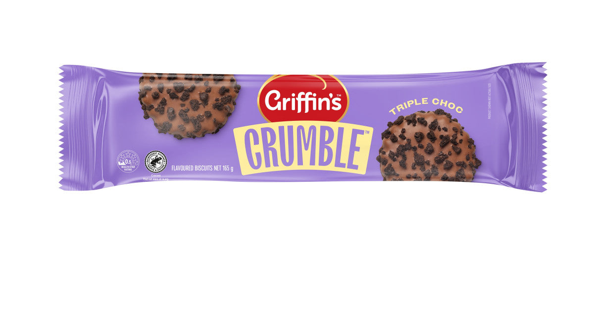 Griffin Crumble Tripple Chocolate 165g